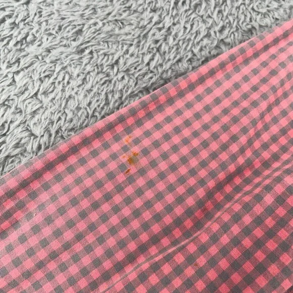 J Crew Shirt Mens XL Red Gray Gingham Check Button Down Cotton Preppy Casual - Picture 4 of 11